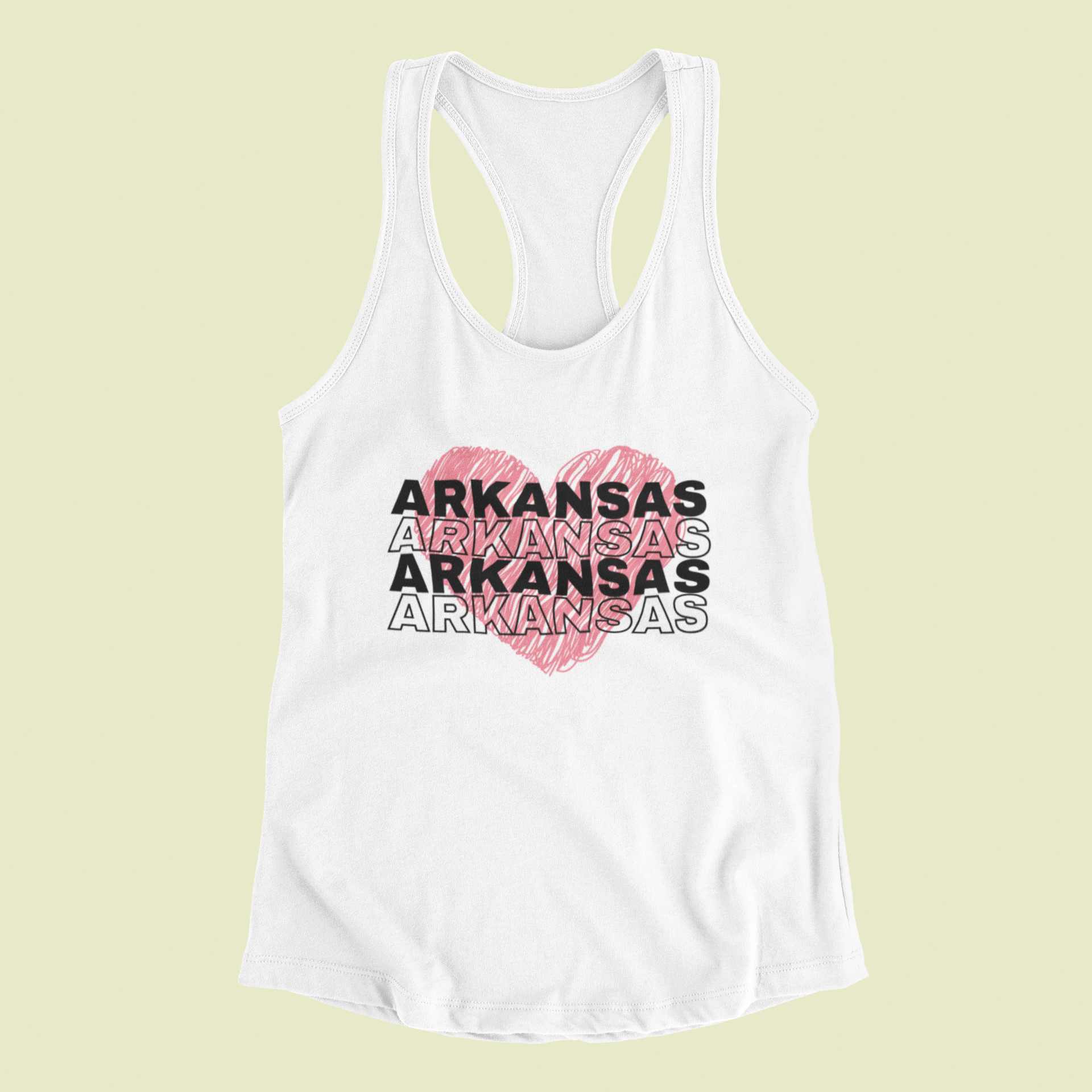 Arkansas (Word Series) Tank Top