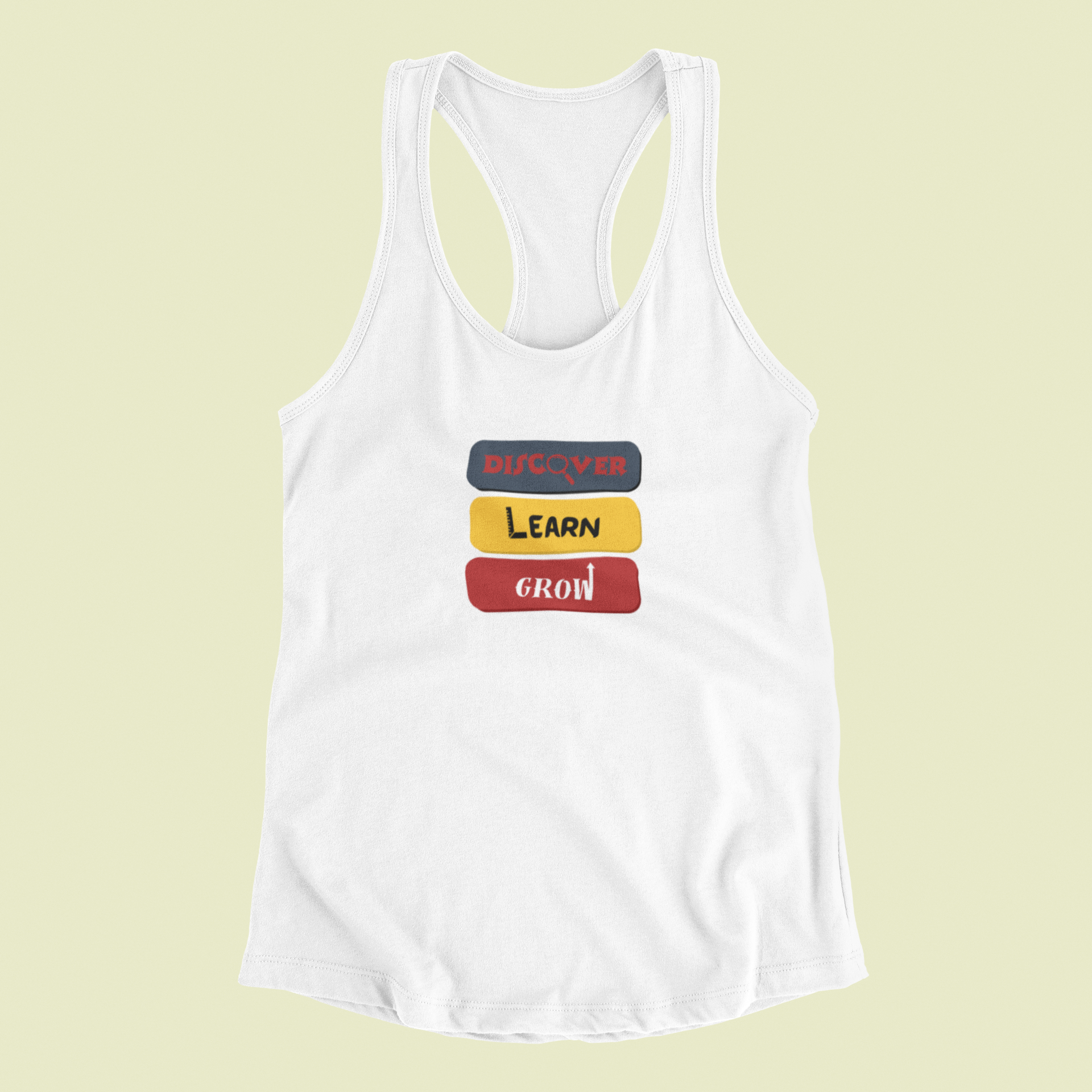 Discover Learn Grow Tank Top