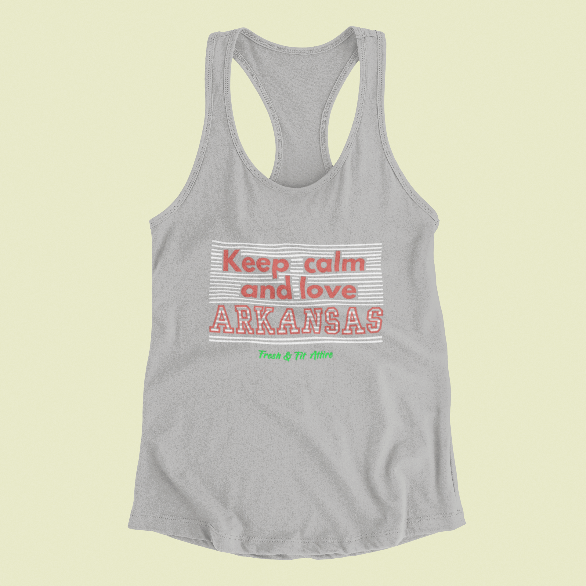 Keep Calm and Love Arkansas Tank Top