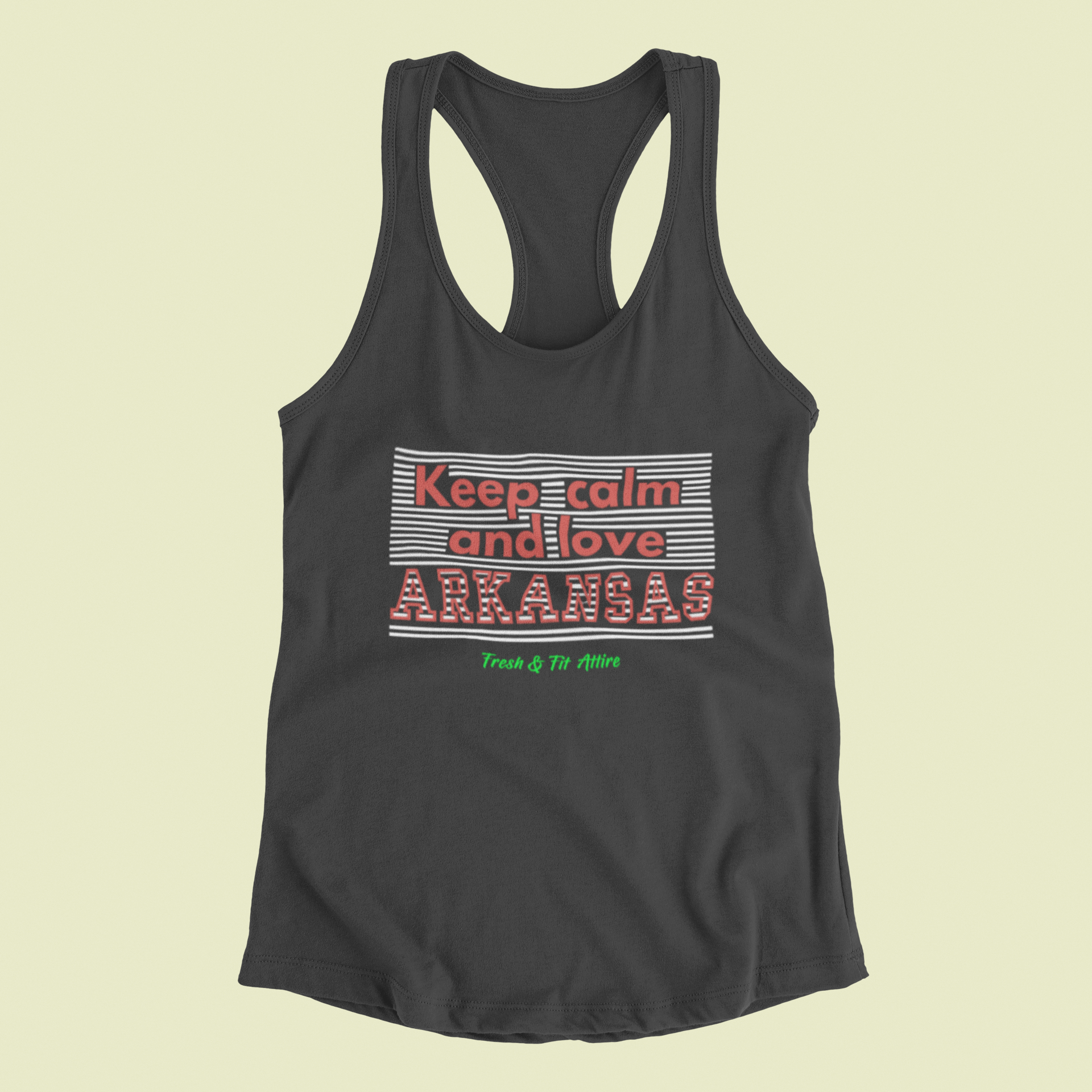 Keep Calm and Love Arkansas Tank Top